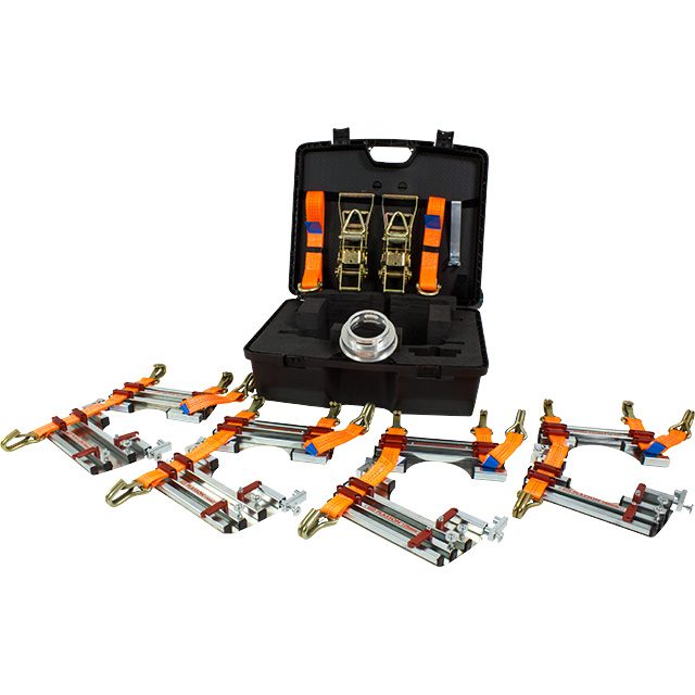 Complete set saddle clamps